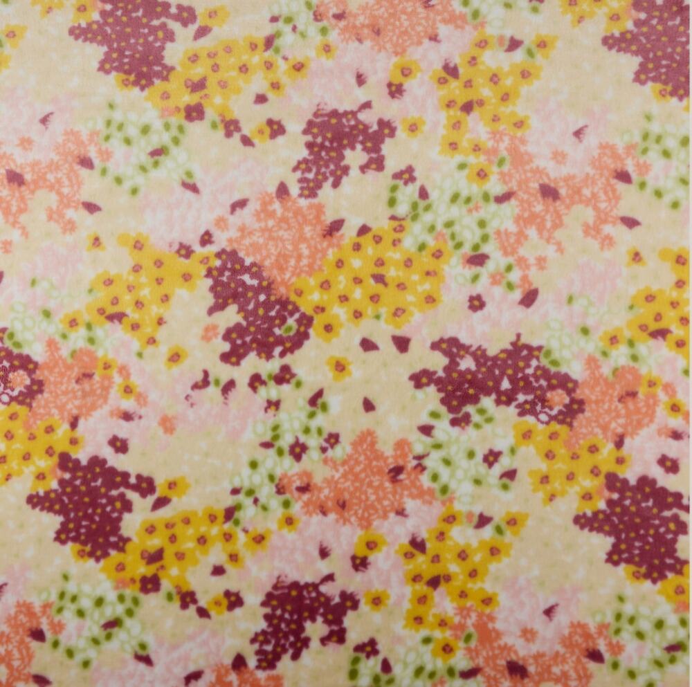 Large Oversized Super Soft Plush Throw Blanket 60 x 72 inches NWT Floral Patch